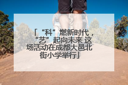 “科”燃新时代，“艺”起向未来 这场活动在成都大邑北街小学举行