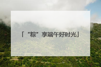 “粽”享端午好时光