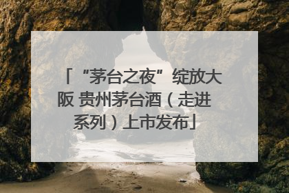“茅台之夜”绽放大阪 贵州茅台酒（走进系列）上市发布
