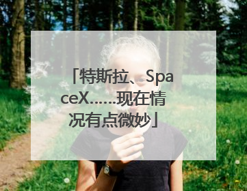 特斯拉、SpaceX……现在情况有点微妙