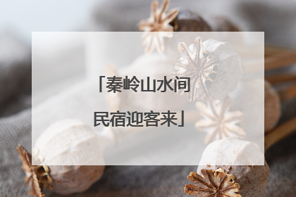 秦岭山水间 民宿迎客来