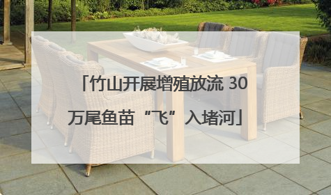 竹山开展增殖放流 30万尾鱼苗“飞”入堵河