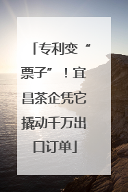 专利变“票子”！宜昌茶企凭它撬动千万出口订单