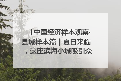 中国经济样本观察·县域样本篇｜夏日来临，这座滨海小城吸引众多年轻人打卡……