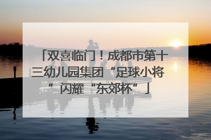 双喜临门！成都市第十三幼儿园集团“足球小将”闪耀“东郊杯”