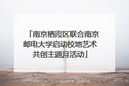 南京栖霞区联合南京邮电大学启动校地艺术共创主题月活动