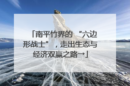 南平竹界的 “六边形战士”，走出生态与经济双赢之路→