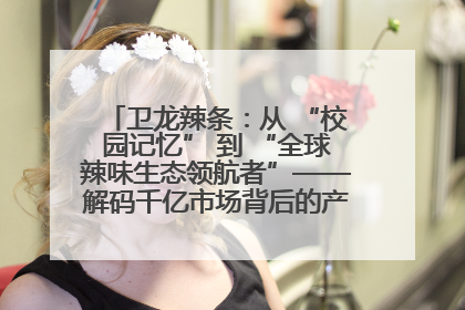 卫龙辣条：从 “校园记忆” 到 “全球辣味生态领航者”——解码千亿市场背后的产品创新与全链路破圈