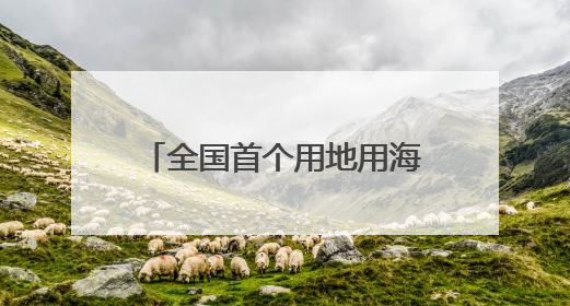 全国首个用地用海联审项目落地台州 浙江探索“地林草海”审批一次办