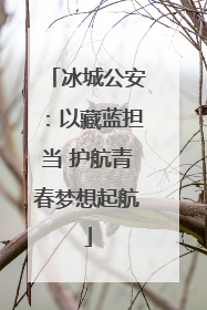 冰城公安：以藏蓝担当 护航青春梦想起航