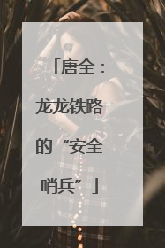 唐全：龙龙铁路的“安全哨兵”