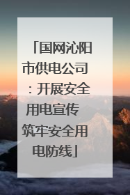 国网沁阳市供电公司：开展安全用电宣传 筑牢安全用电防线