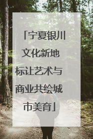 宁夏银川 文化新地标让艺术与商业共绘城市美育