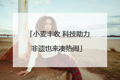 小麦丰收 科技助力 非遗也来凑热闹