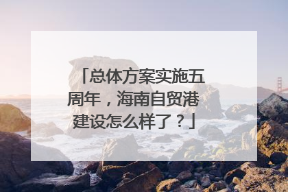 总体方案实施五周年，海南自贸港建设怎么样了？
