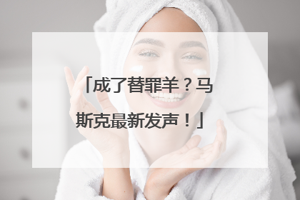 成了替罪羊？马斯克最新发声！