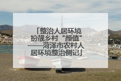 整治人居环境 扮靓乡村“颜值”——菏泽市农村人居环境整治侧记