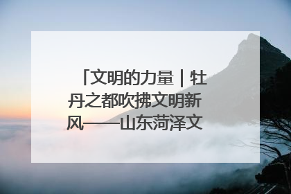 文明的力量｜牡丹之都吹拂文明新风——山东菏泽文明创建一线见闻