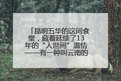 昆明五华的这间食堂，藏着延续了13年的“人世间”温情——有一种叫云南的生活之365天