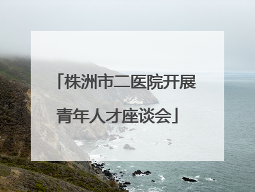 株洲市二医院开展青年人才座谈会