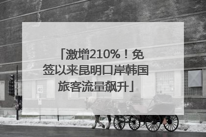 激增210%！免签以来昆明口岸韩国旅客流量飙升
