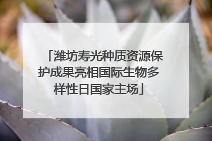 潍坊寿光种质资源保护成果亮相国际生物多样性日国家主场
