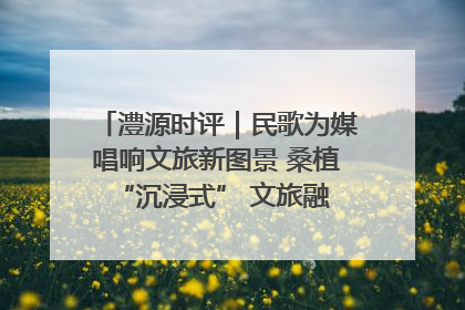 澧源时评｜民歌为媒唱响文旅新图景 桑植 “沉浸式” 文旅融合的破圈启示