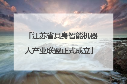 江苏省具身智能机器人产业联盟正式成立