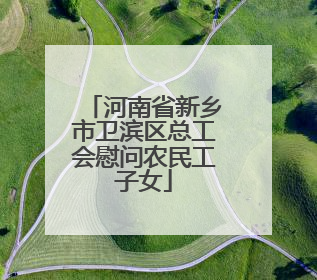 河南省新乡市卫滨区总工会慰问农民工子女