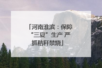 河南淮滨：保障“三夏”生产 严抓秸秆禁烧