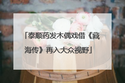 泰顺药发木偶戏借《藏海传》再入大众视野