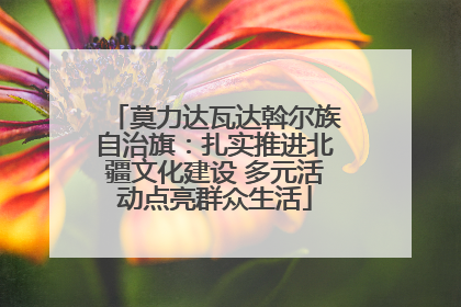 莫力达瓦达斡尔族自治旗：扎实推进北疆文化建设 多元活动点亮群众生活