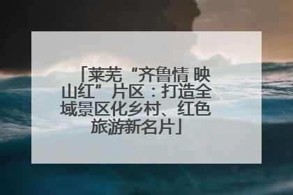 莱芜“齐鲁情 映山红”片区：打造全域景区化乡村、红色旅游新名片