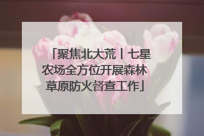 聚焦北大荒丨七星农场全方位开展森林草原防火督查工作