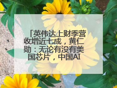英伟达上财季营收增近七成，黄仁勋：无论有没有美国芯片，中国AI行业将继续前进