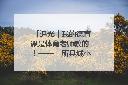 追光｜我的德育课是体育老师教的！——一所县城小学的思政课改革