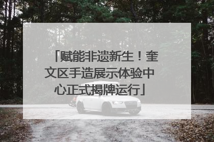 赋能非遗新生！奎文区手造展示体验中心正式揭牌运行