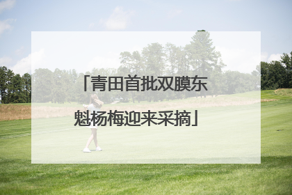青田首批双膜东魁杨梅迎来采摘