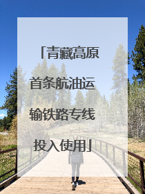 青藏高原首条航油运输铁路专线投入使用