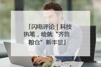 闪电评论｜科技执笔，绘就“齐鲁粮仓”新丰景