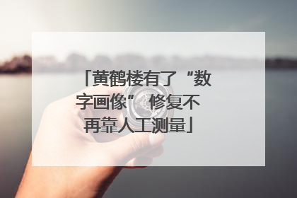 黄鹤楼有了“数字画像” 修复不再靠人工测量