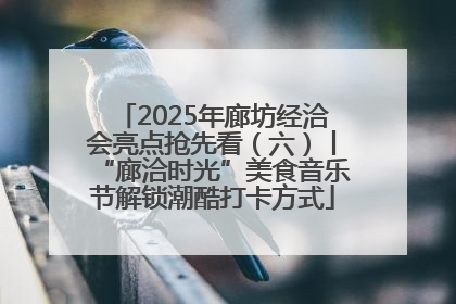 2025年廊坊经洽会亮点抢先看（六）丨“廊洽时光”美食音乐节解锁潮酷打卡方式
