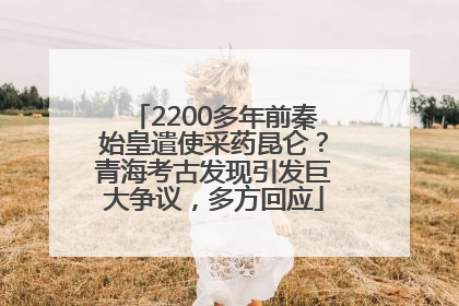 2200多年前秦始皇遣使采药昆仑？青海考古发现引发巨大争议，多方回应
